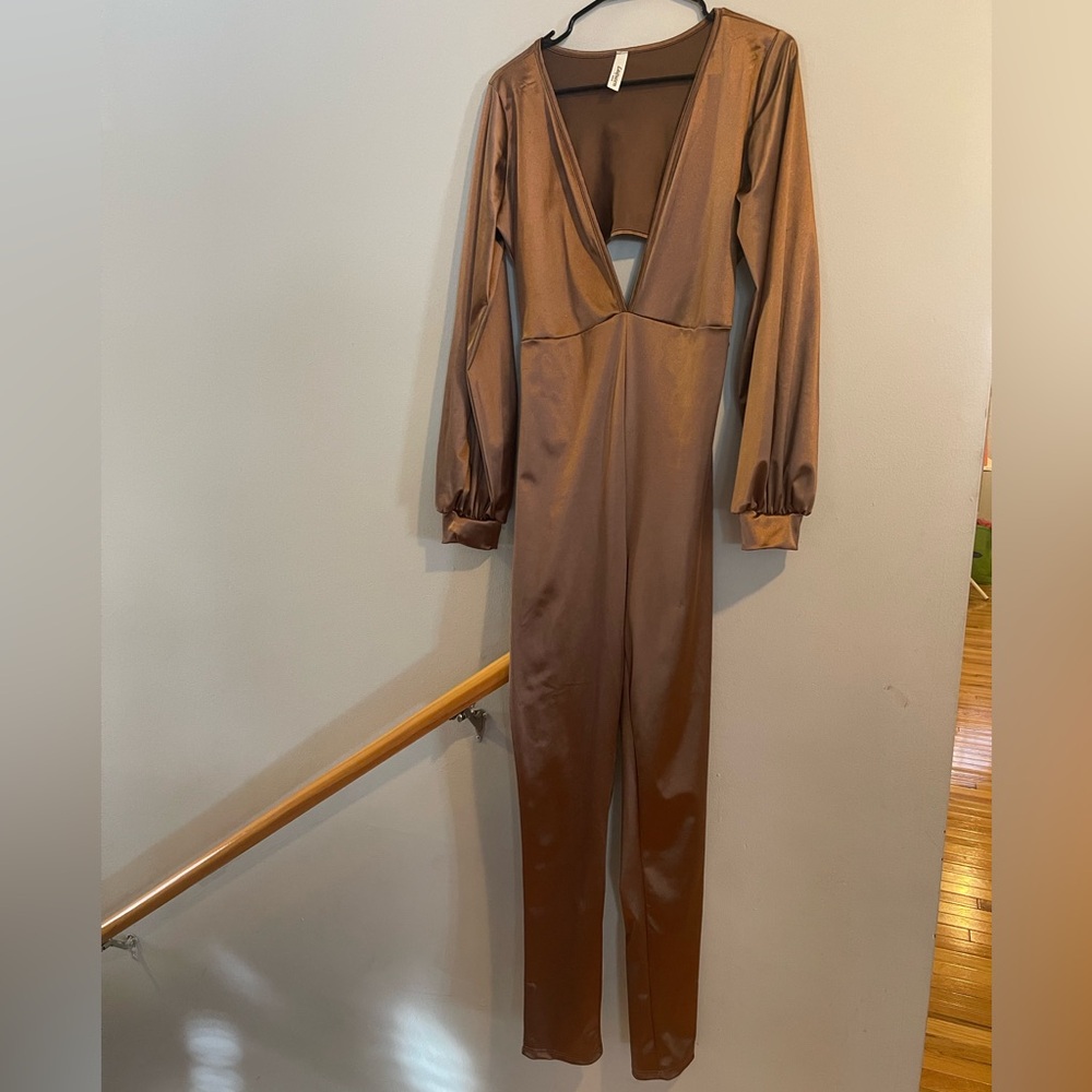 Brown Jumpsuit